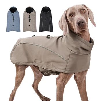 Куртка для собак Зимняя непромокаемая одежда для собак среднего размера Хлопчатобумажная куртка Утолщенная одежда для собак Французский бульдог Лабрадор